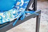 LOT de 2 Coussins pour Chaise Longue & Transat 195/60cm + 2 Traversin - AntiUV et Imperméable - Motif Arabesque - Deco-arts.fr