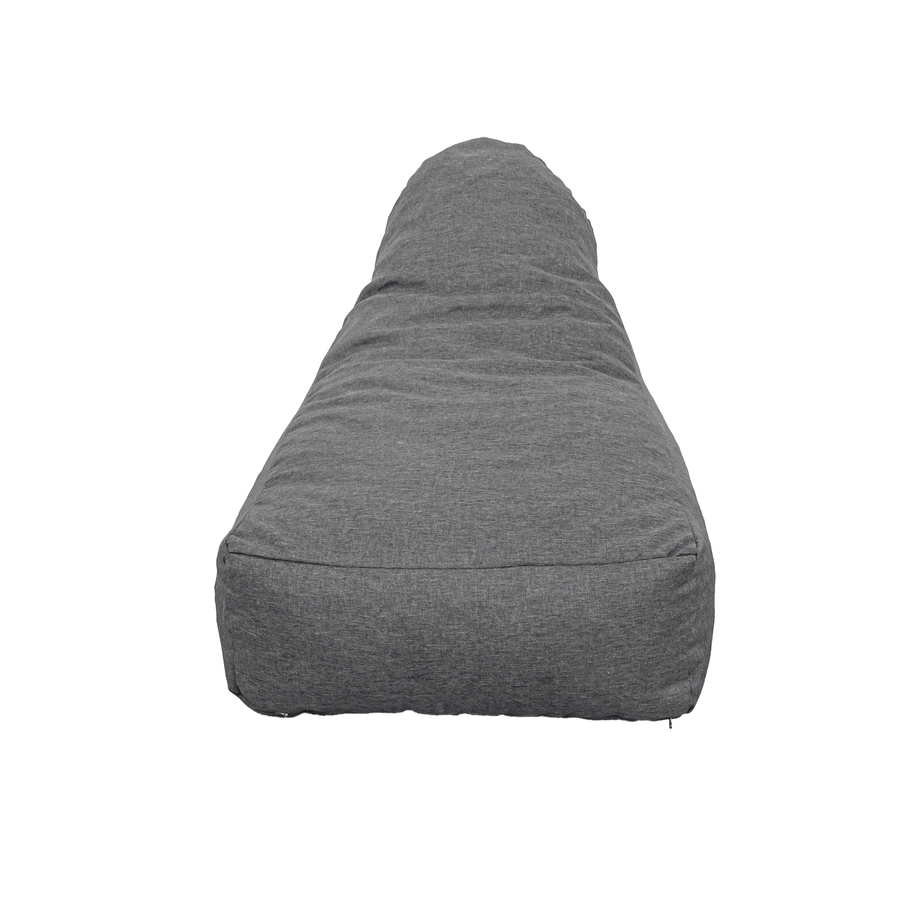 Poltrona Pouf XXL 120x90 Grigio Chiné, per interno ed esterno