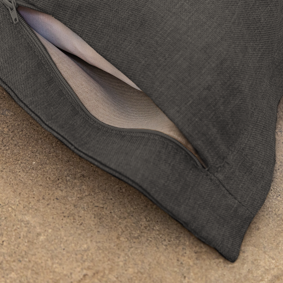 Pouf Gigante XXL 190x155 Grigio Chiné, per interni