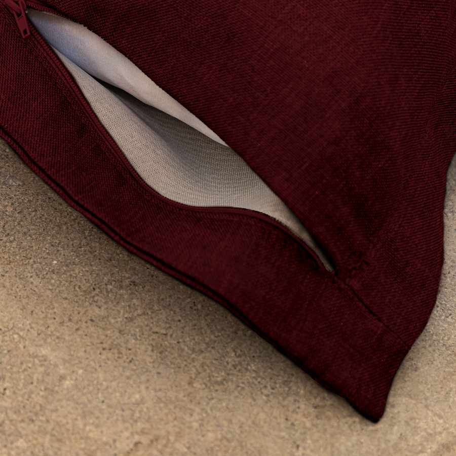 Pouf Gigante XXL 190x155 Prugna, per interni