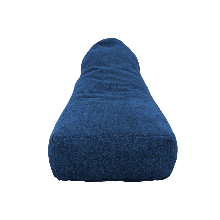 Poltrona Pouf XXL 120x90 Blu Petrolio, per interni
