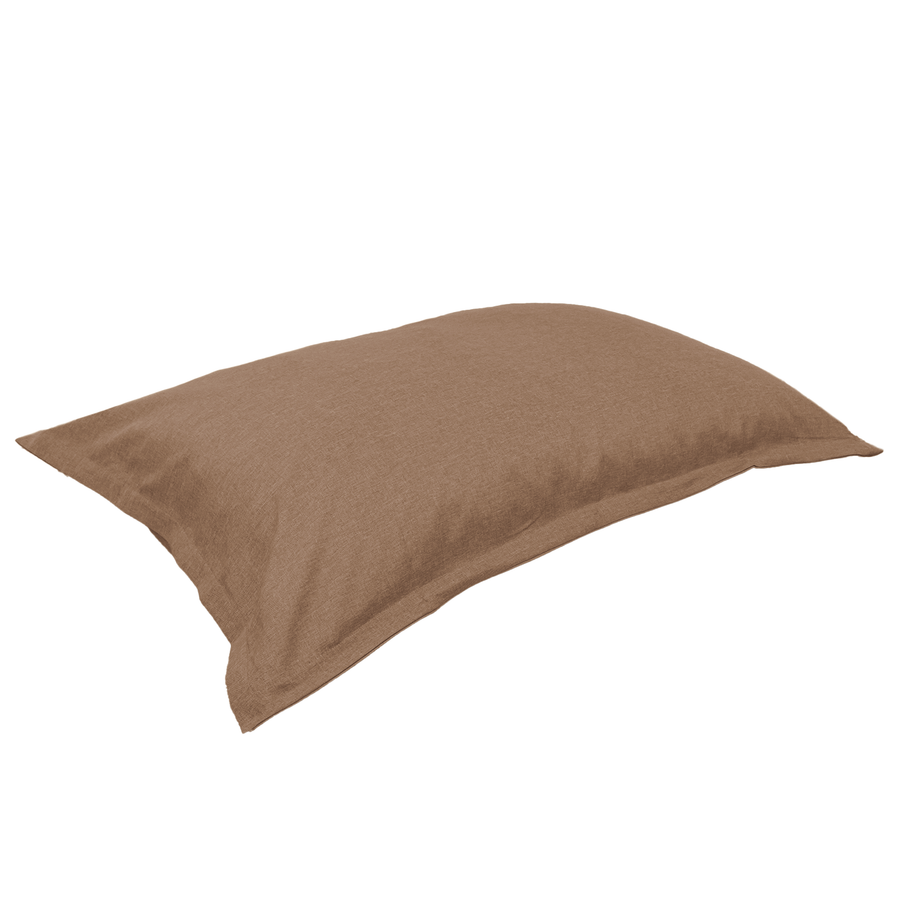Pouf Cuscino Gigante XL 150x100 Terracotta, imbottitura in fiocchi di schiuma
