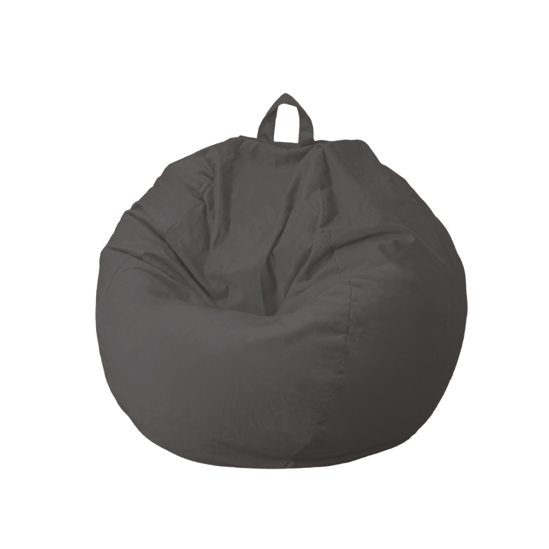 Pouf poire XL d'intérieur en tissu velours, imbottitura in schiuma