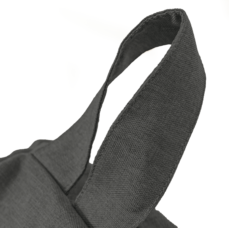 Pouf a Pera Gigante XXL 120x150 Grigio Chiné, per interni