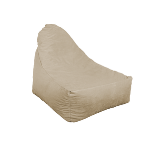 Poltrona Pouf XXL 120x90 Crema - Velluto Setoso & Schiuma (Lusso e Comfort)