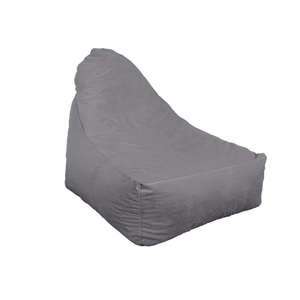 Poltrona Pouf XXL 120x90 Grigio Chiaro - Velluto Setoso & Schiuma (Lusso e Comfort)