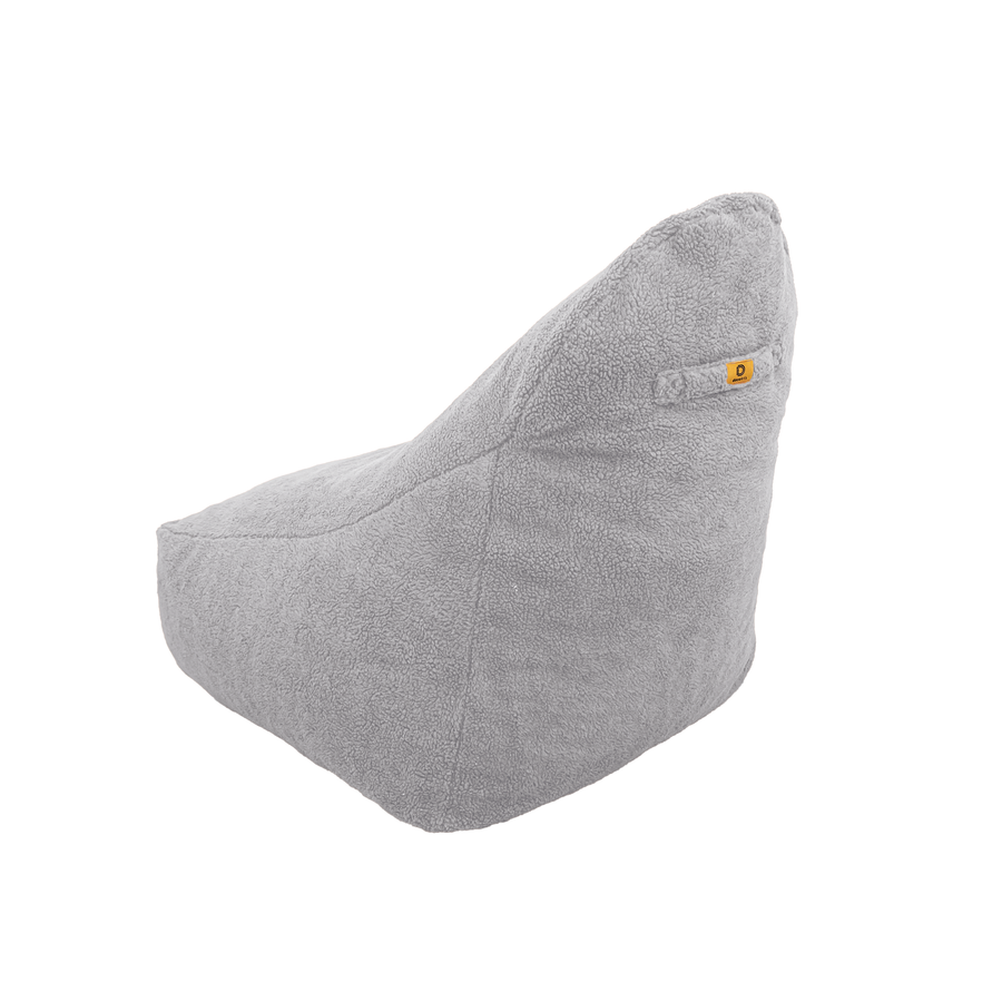 Poltrona Pouf XXL 120x90 Grigio Chiaro – foto 5