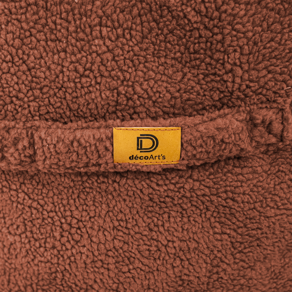 Poltrona Pouf XXL 120x90 Terracotta – foto 6