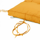 Coussin bain de soleil 185 x55cm Jaune miel - Deco-arts.fr
