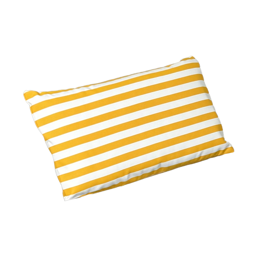 Materassino Sdraio Premium 190x60 Riga Gialla, per esterno e piscina
