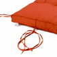 Coussin bain de soleil 185 x55cm Orange - Deco-arts.fr