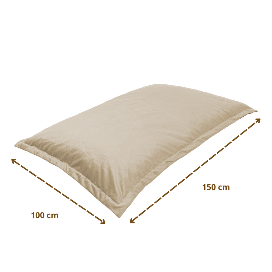 Pouf Cuscino Gigante XL 150x100 Crema – foto 6