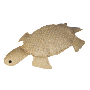 Coussin Tortue Effet Raphia 60x20 cm - Déco Bohème (Imbottito e Resistente)