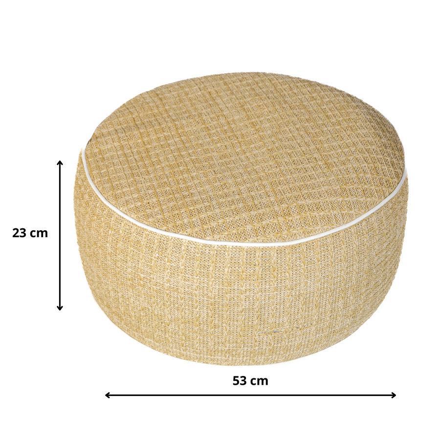Pouf Gonflable Extérieur Rond 53cm, impermeabile