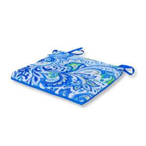 Set di 4 Cuscini per Sedia 35x35 Motivo Arabesco - Comfort & Déco (Avec Attaches)