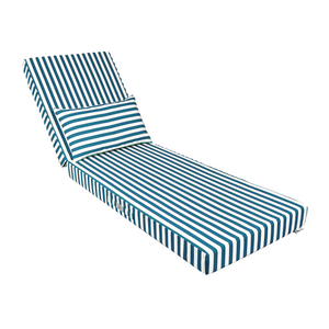 Materassino Sdraio Premium 190x60 Riga Verdee - Spesso 10cm & Poggiatesta (Sfoderabile)