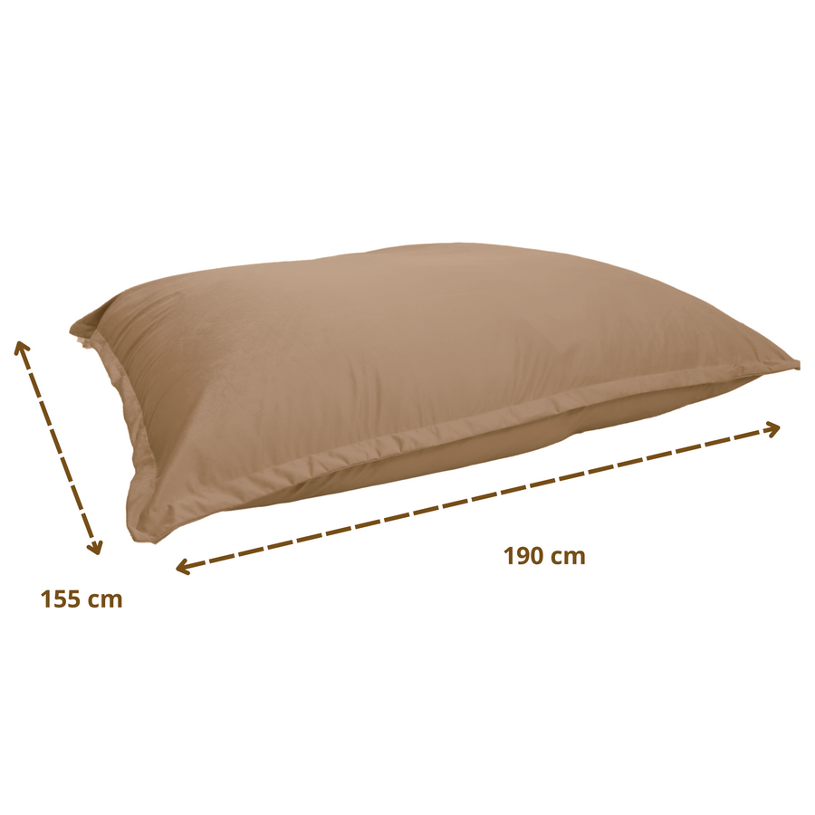 Pouf Gigante XXL 190x155 Beige – foto 6
