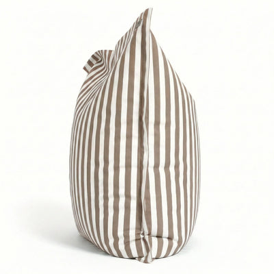 Pouf beige 180x140 cm - déhoussable, anti-UV