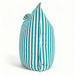 Pouf turquoise 180x140 cm - déhoussable, anti-UV