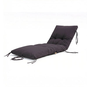 Materassino Lettino Prendisole 185x55 Grigio Carbone - Spesso 12cm & Impermeabile