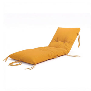 Materassino Lettino Prendisole 185x55 Giallo Miele - Spesso 12cm & Impermeabile