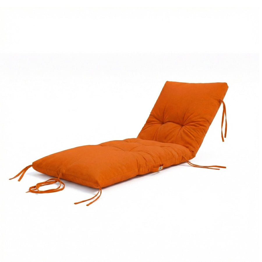 Materassino Lettino Prendisole 185x55 Arancione, spessore 12 cm