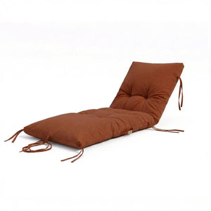 Materassino Lettino Prendisole 185x55 Terracotta - Spesso 12cm & Impermeabile