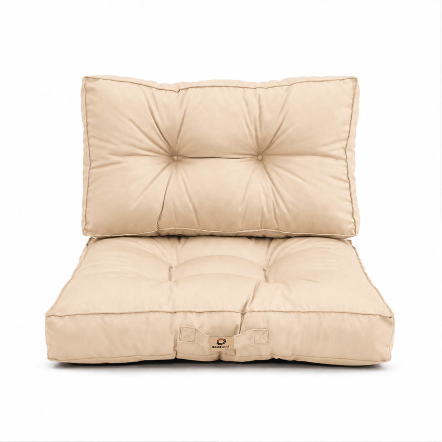 Set Cuscini Trapuntati 50x50 Beige – foto 8