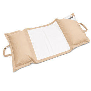 Pouf Galleggiante Piscina XXL 170x90 Beige - Materassino Amaca a Perle (Comfort Adulto)