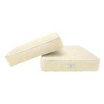 Set Cuscini Premium 50x50 Giallo Beurre - Spesso 12cm & Finitura con Profilo