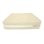 Set Cuscini Premium 50x50 Giallo Beurre - Spesso 12cm & Finitura con Profilo