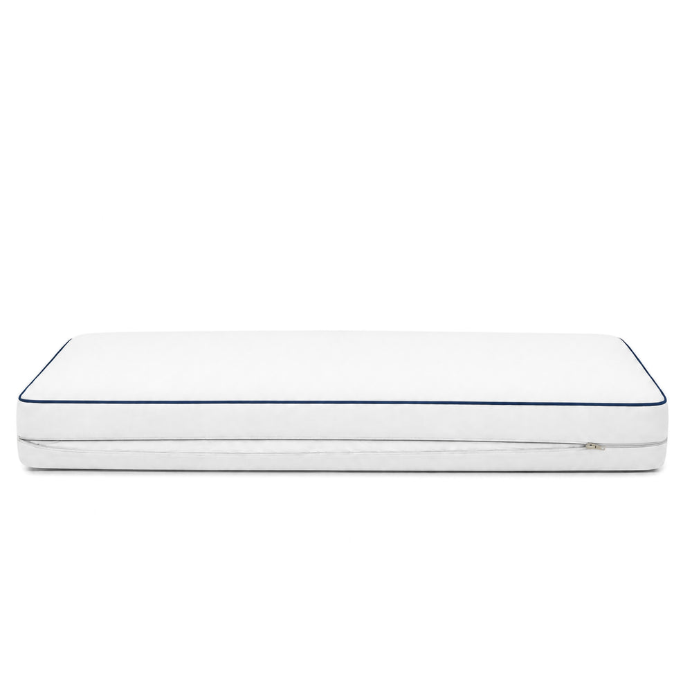 Set Cuscini Premium 100x50 Bianco, imbottitura in schiuma ad alta densità