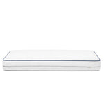 Set Cuscini Premium 120x60 Bianco - 1 Seduta + 2 Schienali (Spesso 12cm & Passepoil)