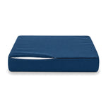 Set Cuscini Salotto da Giardino 60x60 Blu Petrolio - Sfoderabile & Anti-UV (Seduta + Schienale)