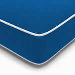 Materassino Premium Lettino 190x60 Blu Royal - Spessore 10cm & Poggiatesta (Sfoderabile)