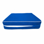 Set Cuscini Premium 50x50 Blu Royal - Spesso 12cm & Finitura con Profilo