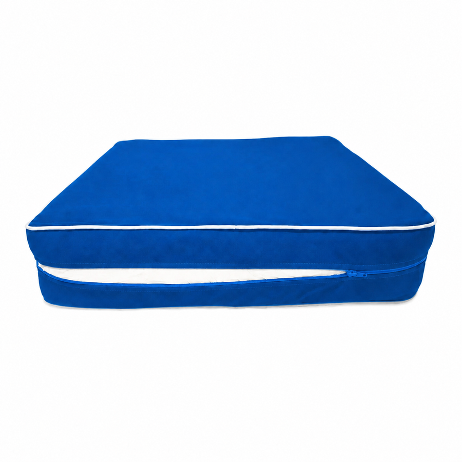 Set Cuscini Premium 50x50 Blu Royal, tessuto in poliestere