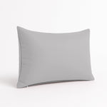 Coussin de décoration extérieur, déhoussable, lot de 2, 60x35cm - Gris galet - Deco-arts.fr