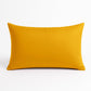 Coussin de décoration extérieur, déhoussable, lot de 2, 60x35cm - Jaune - Deco-arts.fr