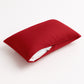 Coussin de décoration extérieur, déhoussable, lot de 2, 60x35cm - Rouge - Deco-arts.fr