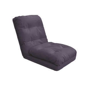 Poltrona da Pavimento Trasformabile Grigio Scuro - 3 in 1 (Letto 210x60) & Schienale Regolabile