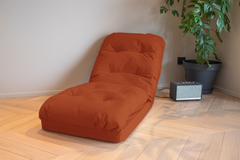 Poltroncina trasformabile con schienale regolabile in 6 posizioni Terracotta