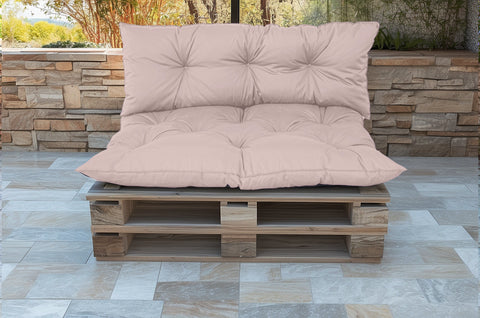 Cuscini per pallet impermeabili e anti-UV Essentiel 120x80 Grigio Ciottolo