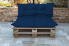 Cuscini per pallet impermeabili e anti-UV Essential 120x80 Blu petrolio