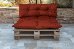 Cuscini per pallet impermeabili e anti-UV Essentiel 120x80 Terracotta