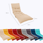 Matelas bain de soleil beige clair Decoartss, épais 12cm et imperméable, pour détente en extérieur.
