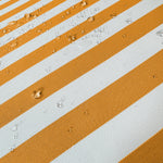 Ensemble de 3 coussins pour salon de jardin, rayure jaune, 120x60 cm, pour fauteuils et canapés, en tissu 270g.