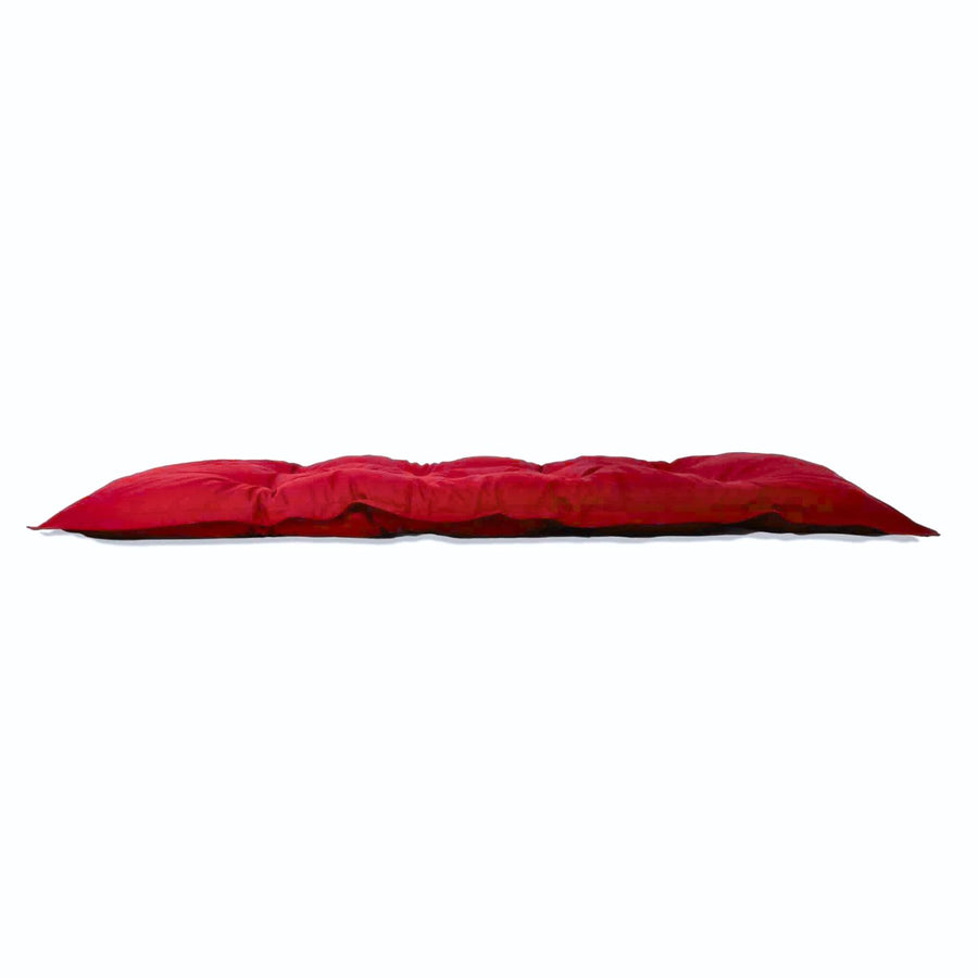 Materasso da Pavimento XXL 195x100 Rosso, imbottitura in fiocchi di schiuma
