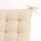 Lot de 4 Galettes de chaise 40 x 40 cm - Beige - Deco-arts.fr
