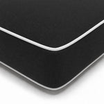 Materassino Premium Lettino 190x60 Grigio Scuro - Spessore 10cm & Poggiatesta (Sfoderabile)